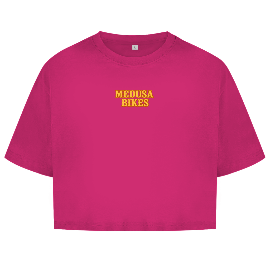 MEDUSA BIKES® – DAMEN CROP TOP "ONLY LETTERS"