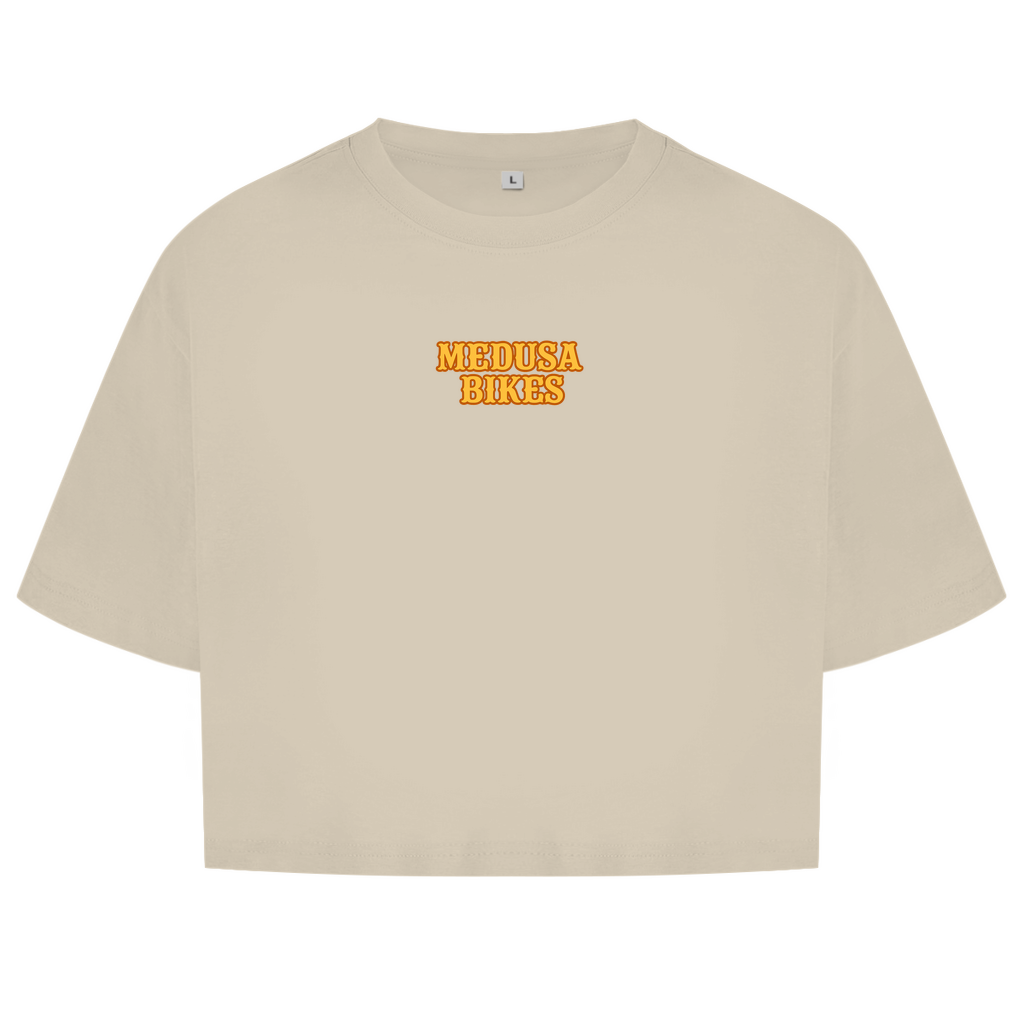 MEDUSA BIKES® – DAMEN CROP TOP "ONLY LETTERS"