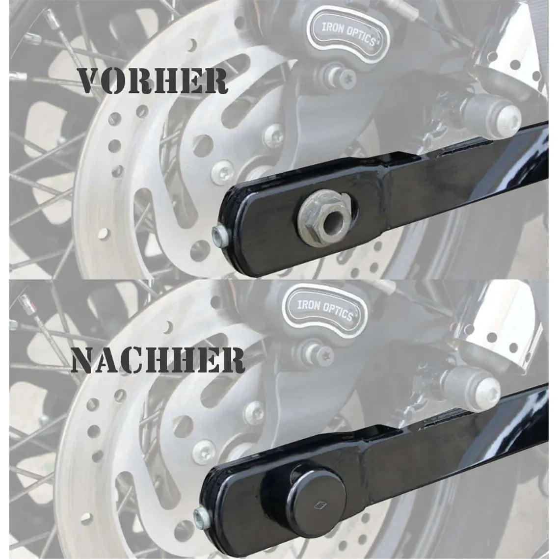 ACHSEN COVER HECK SCHWARZ FÜR DYNA (06-17)
