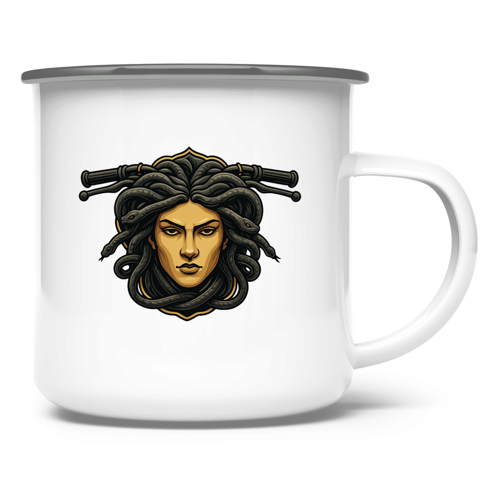 MEDUSA BIKES® - EMAILLE TASSE "LETTER MEDUSA"