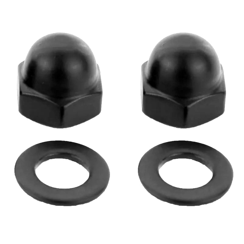 MIRROR PAIR SHORT BLACK FOR HARLEY MODELS