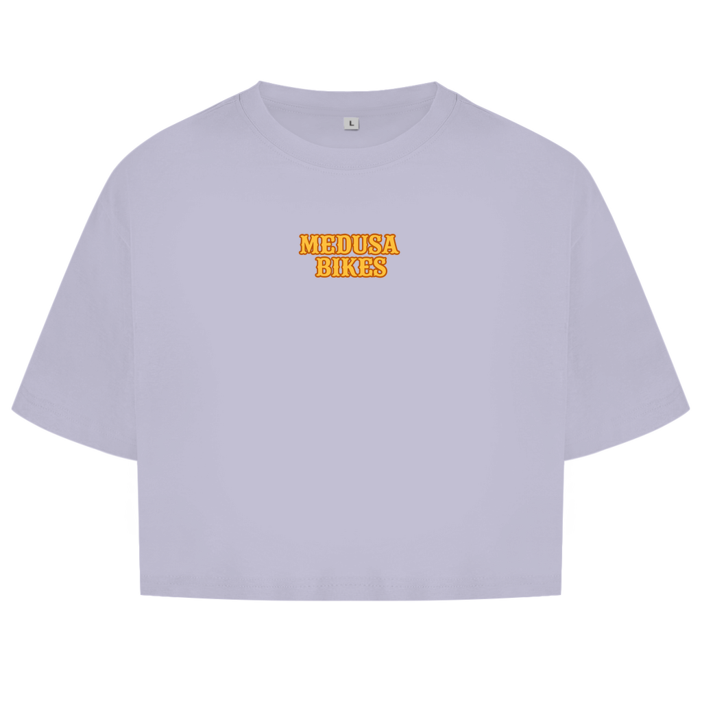 MEDUSA BIKES® – DAMEN CROP TOP "ONLY LETTERS"