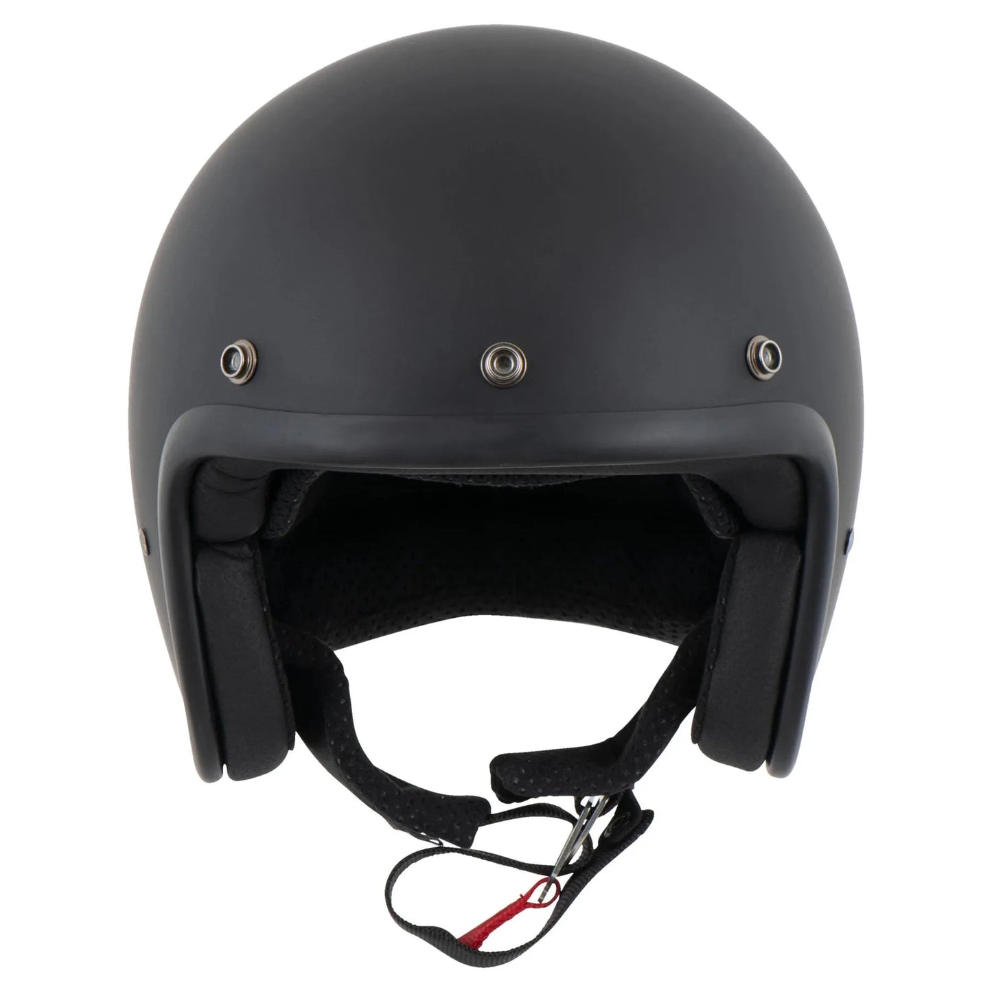 DMD RETRO MATT SCHWARZ HELM