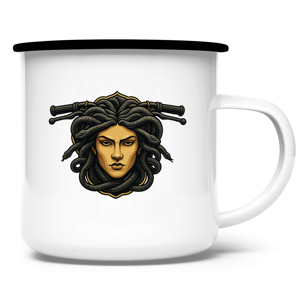 MEDUSA BIKES® - EMAILLE TASSE "LETTER MEDUSA"