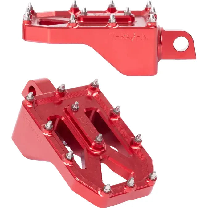 AGGRESSOR FUßRASTEN | THRASHIN SUPPLY | SCHWARZ, ROT, GOLD ODER CHROM FÜR VIELE HD MODELLE
