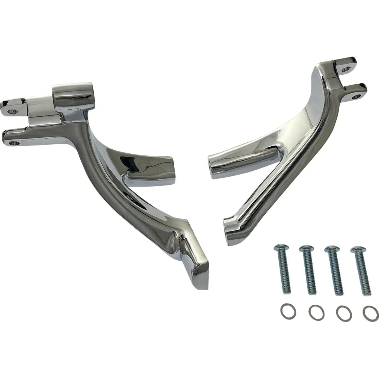 FUSSRASTENHALTER FÜR SOFTAIL M8 – CHROM – Produktbild 1
