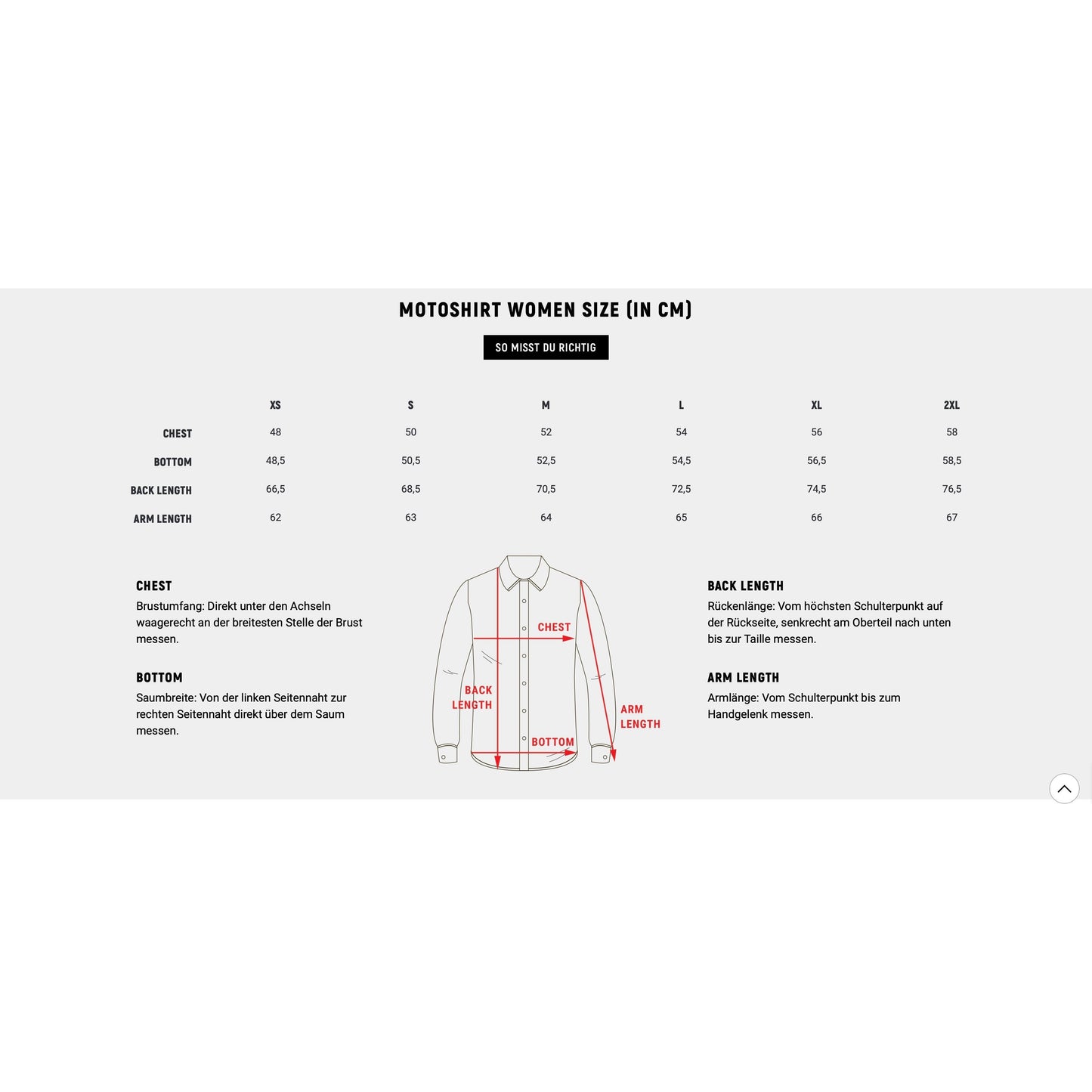 MOTORCYCLE SHIRT JACKET WITH PROTECTORS FOR WOMEN IN 2 COLORS