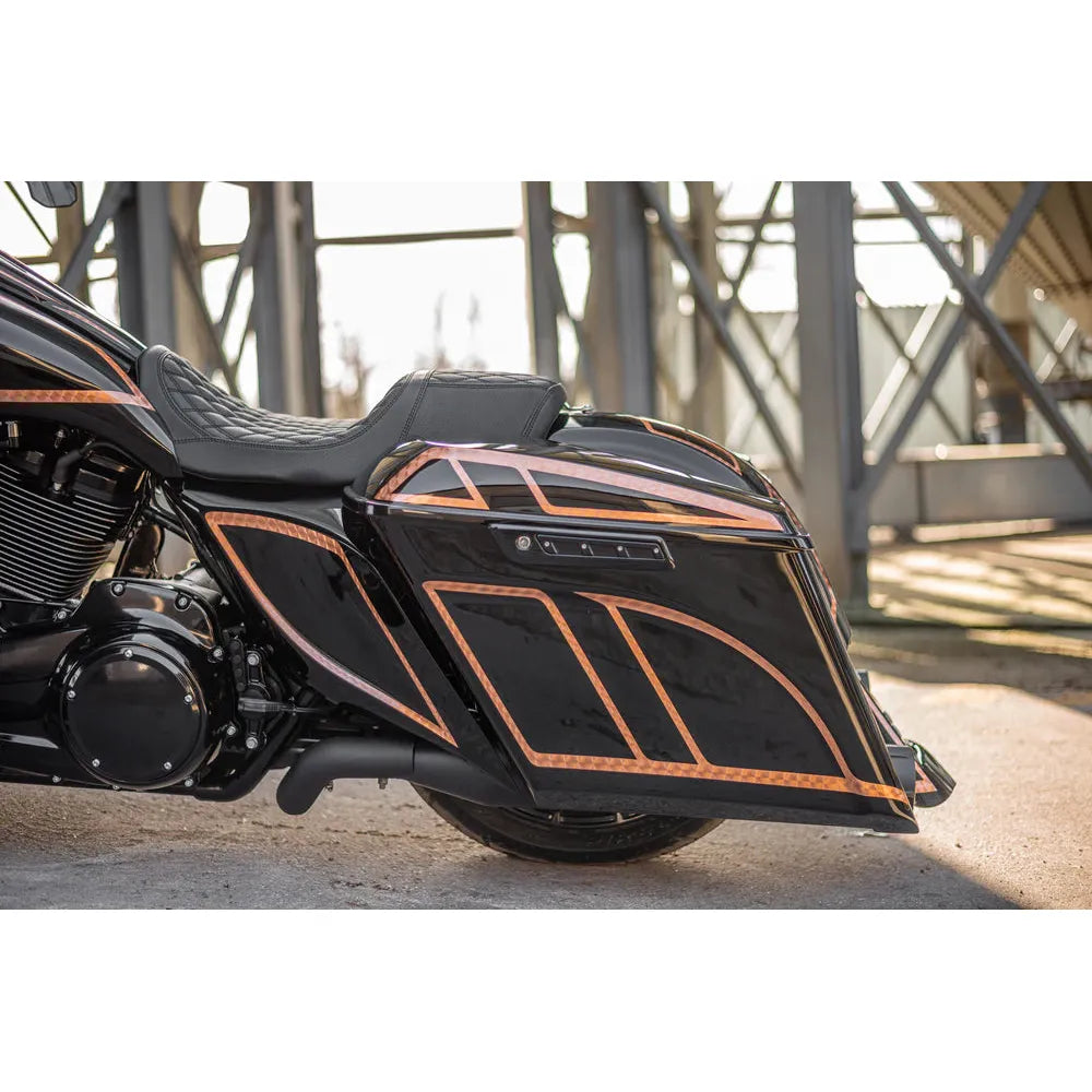EXTENDED "FLOW2" GAS TANK & SIDE COVER KIT – TOURING MODELLE (09-23)