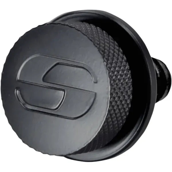 SADDLEMEN SITZBANKSCHRAUBE | SCHWARZ | BILLET-STYLE | 1/4-20