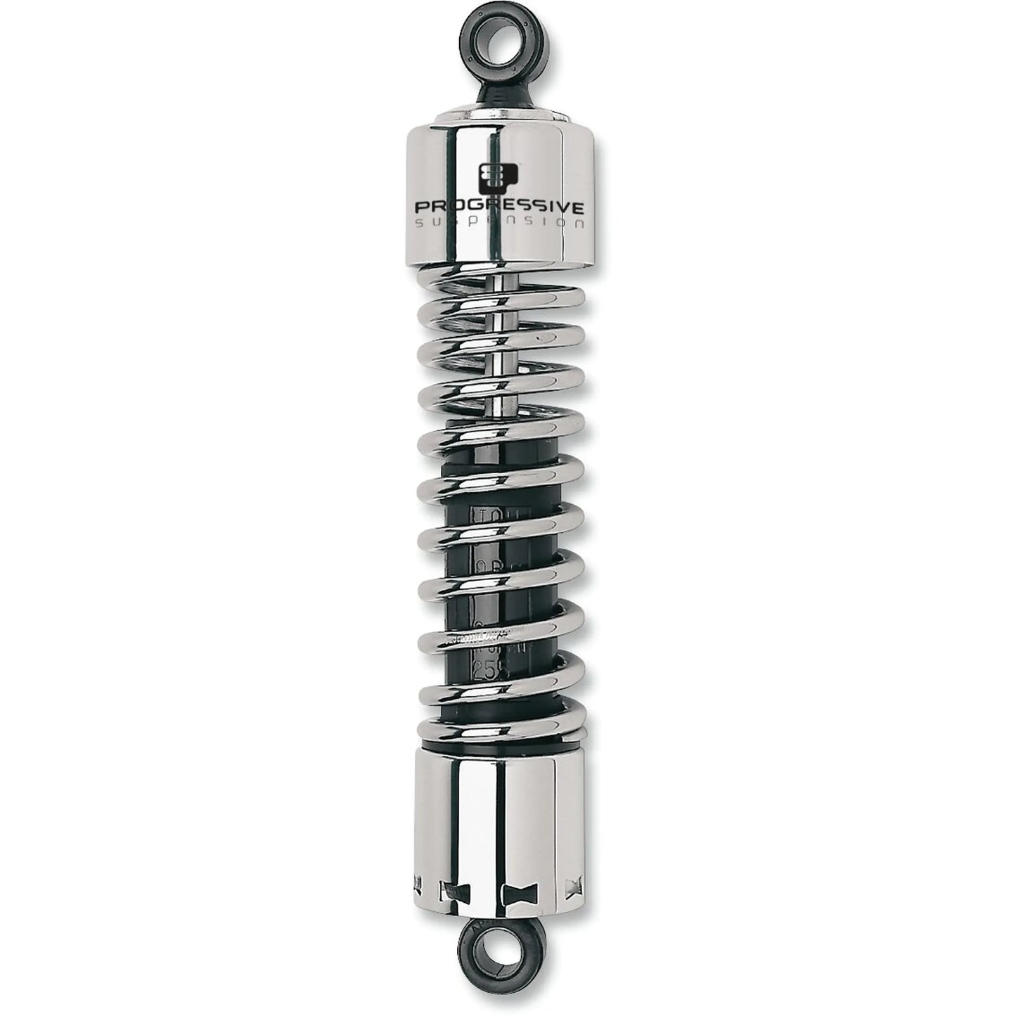 PROGRESSIVE SUSPENSION 412 STANDARD HINTERE STOßDÄMPFER FÜR HARLEY-DAVIDSON IN SCHWARZ & CHROM