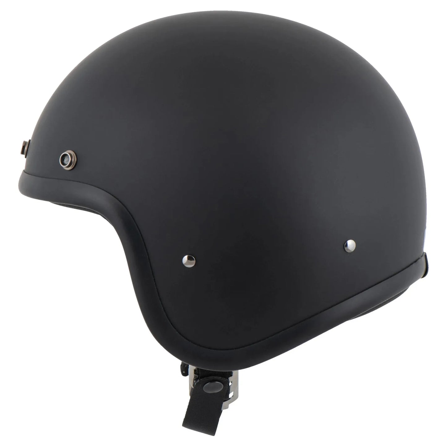 DMD RETRO MATT SCHWARZ HELM