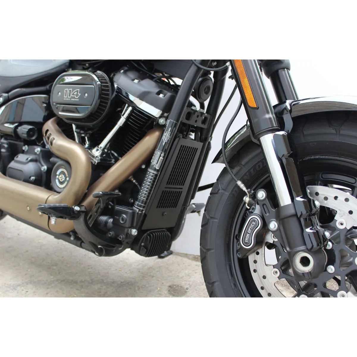 KÜHLERABDECKUNG CLEAN (SCHWARZ) FÜR SOFTAIL (AB 2018)