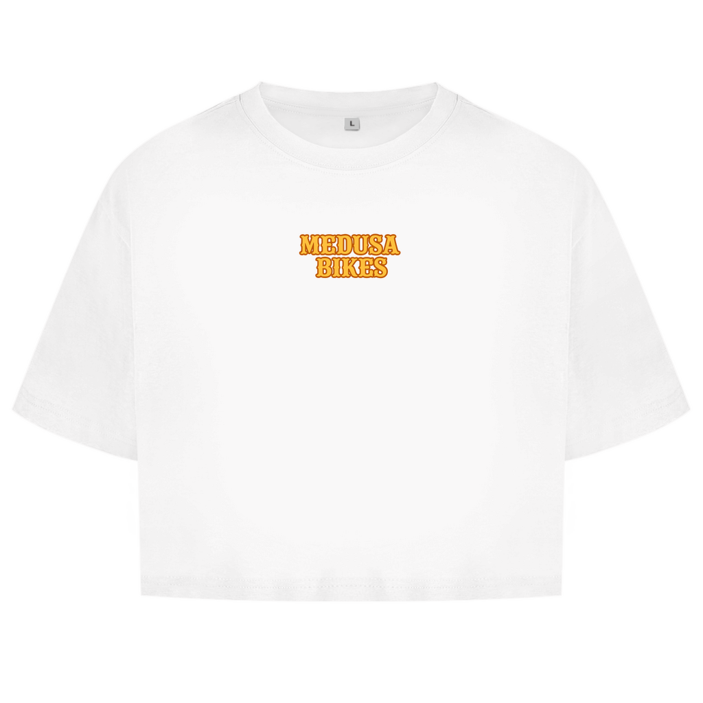 MEDUSA BIKES® – DAMEN CROP TOP "ONLY LETTERS"