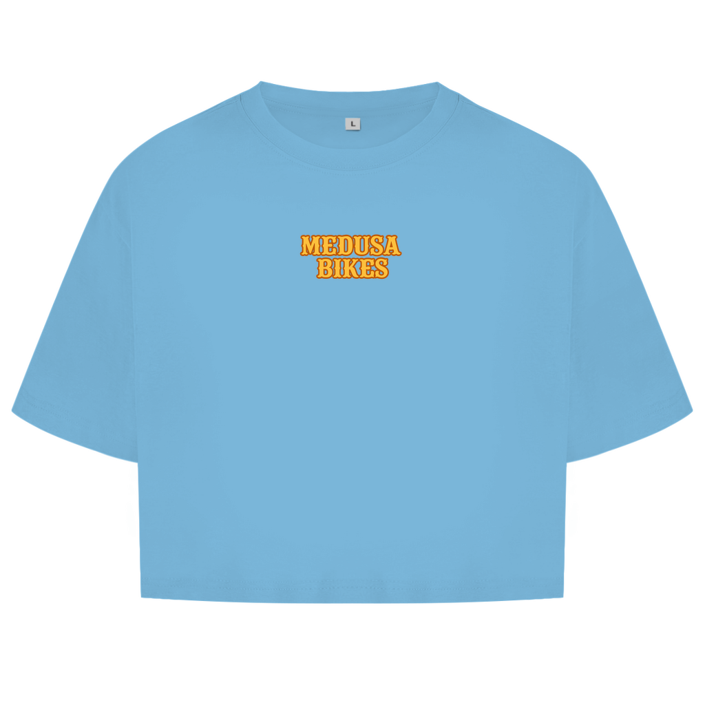 MEDUSA BIKES® – DAMEN CROP TOP "ONLY LETTERS"