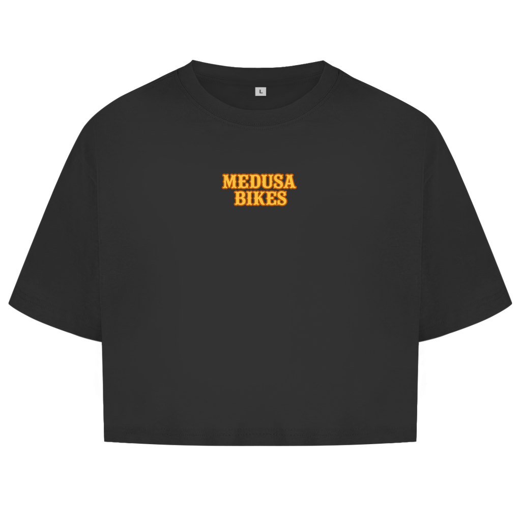 MEDUSA BIKES® – DAMEN CROP TOP "ONLY LETTERS"
