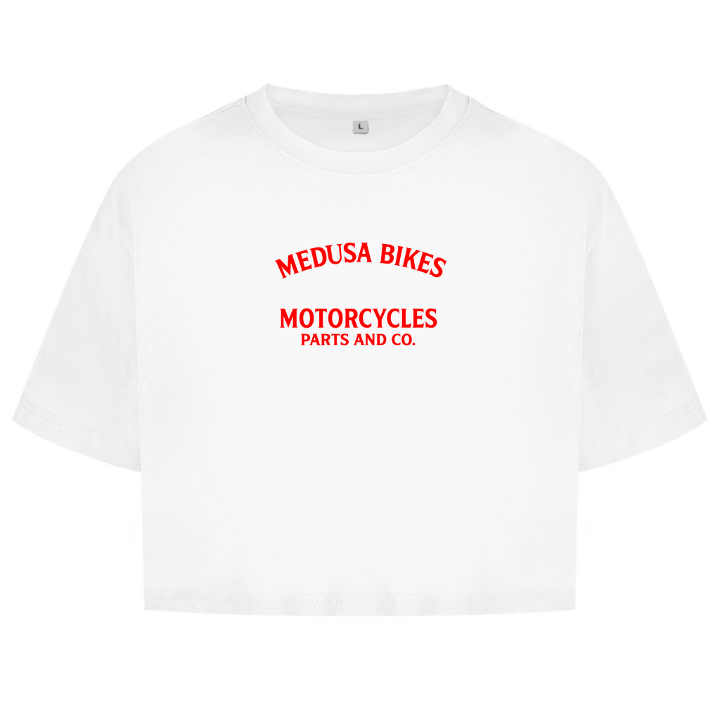 MEDUSA BIKES® – DAMEN CROP TOP "MOTORCYCLE & CO.