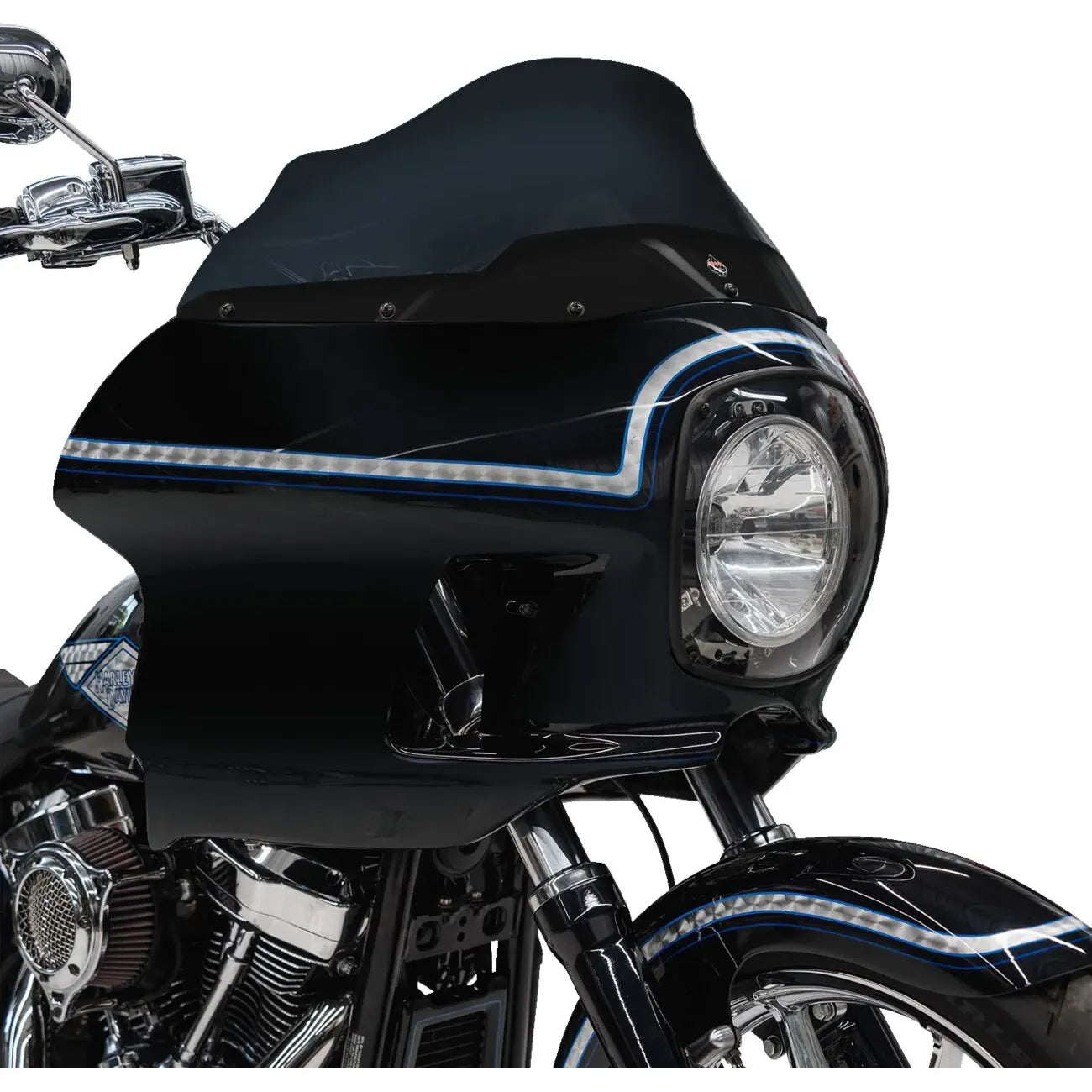 FXRP VERKLEIDUNGS-KOMPLETTKIT MIT 9-ZOLL-SCHEIBE DARK SMOKE – SOFTAIL M8 (2018–2026) – PRODUKTBILD 6