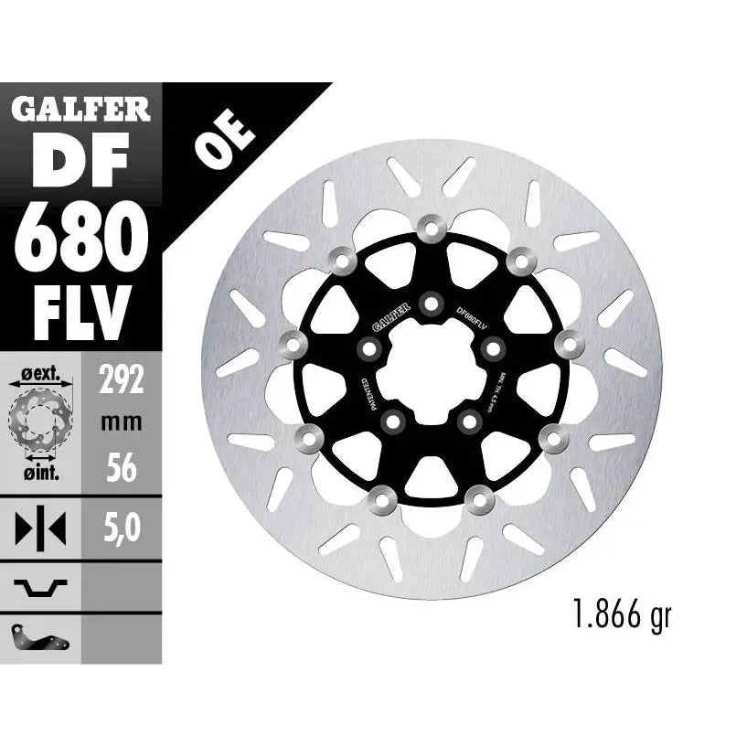 Galfer RUNDE Bremsscheibe DF680FLV – Produktansicht 2