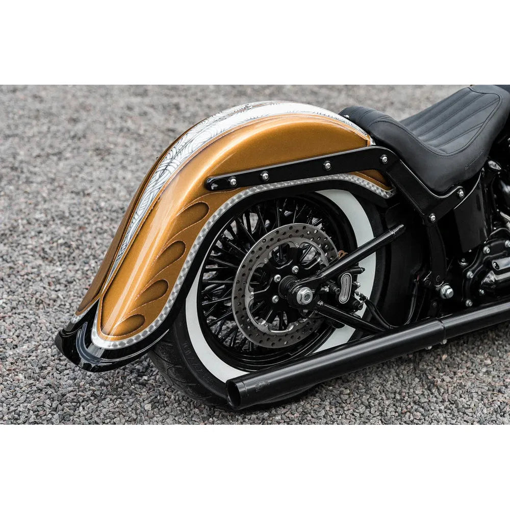 4" STRETCH HECKFENDER FÜR SOFTAIL (00-17)
