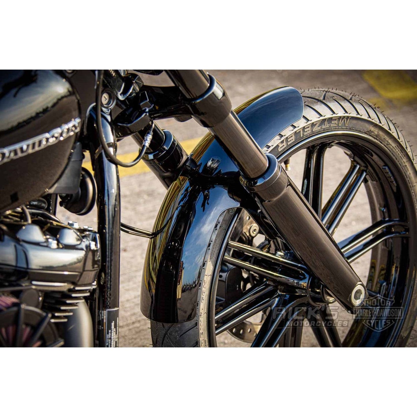 FRONTFENDER FÜR BREAKOUT AB (2013) 21" VORDERRAD STAHL UNLACKIERT