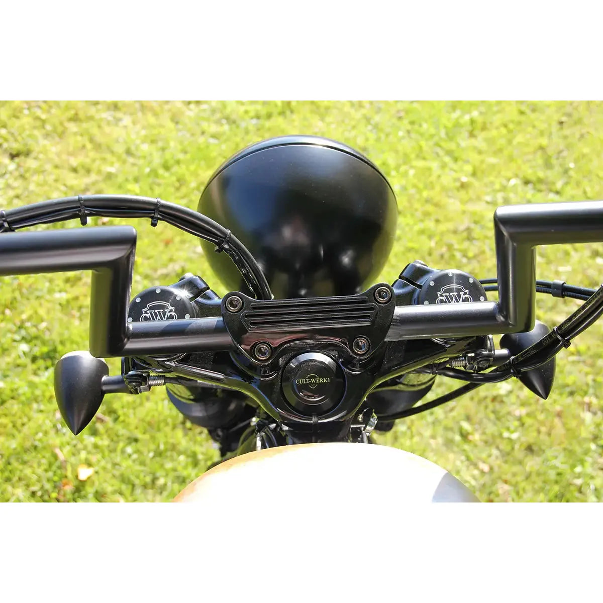 LENKERKLEMME SCHWARZ – 1" LENKER (SPORTSTER)