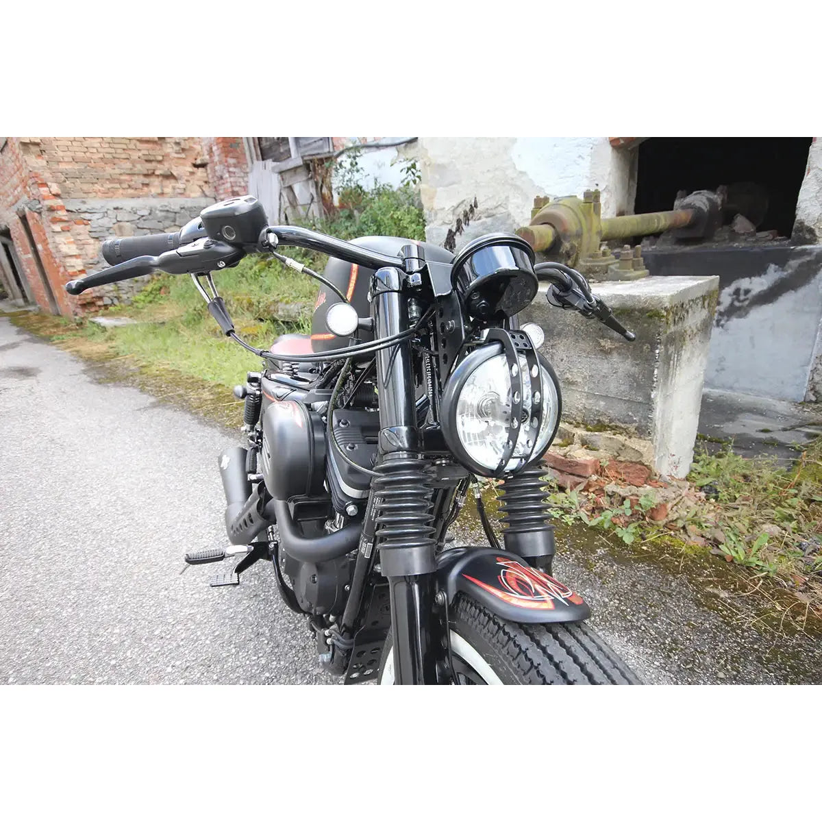 GABEL COVER KIT SPORTSTER 883 – 6-TEILIG, SCHWARZ GLÄNZEND, 39 MM GABEL