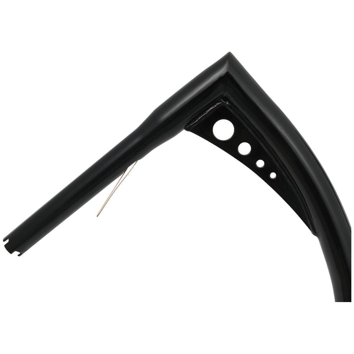 LENKER SANTEE BONANZA STYLE APE HANGER 13,5" FÜR DIVERSE HARLEY MODELLE SCHWARZ & CHROM