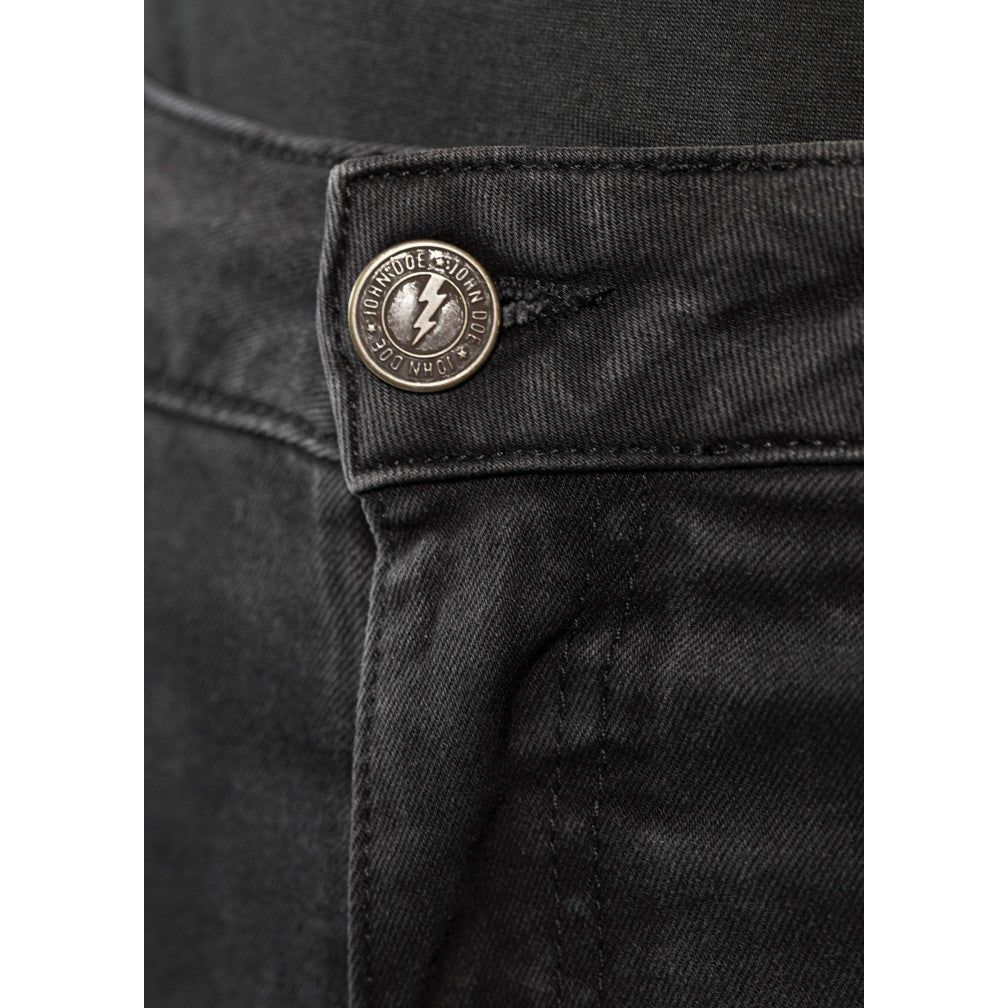 MOTORRADHOSE JEANS BETTY BIKER FÜR FRAUEN MIT PROTEKTOREN IN SCHWARZ