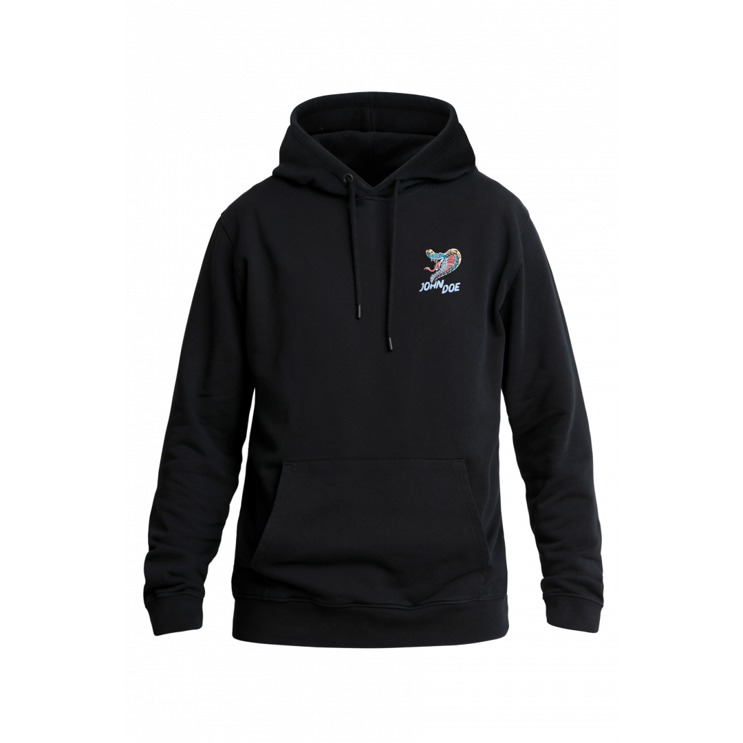 JOHN DOE® – HOODIE SNAKE II BLACK