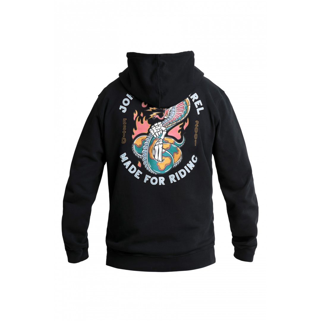 JOHN DOE® – HOODIE SNAKE II BLACK