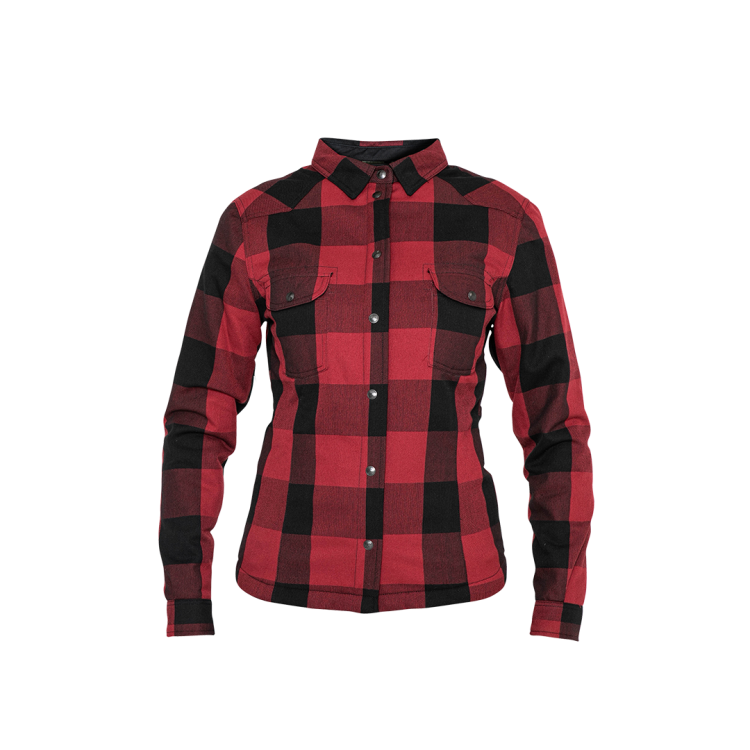 MOTORCYCLE SHIRT JACKET WITH PROTECTORS FOR WOMEN IN 2 COLORS