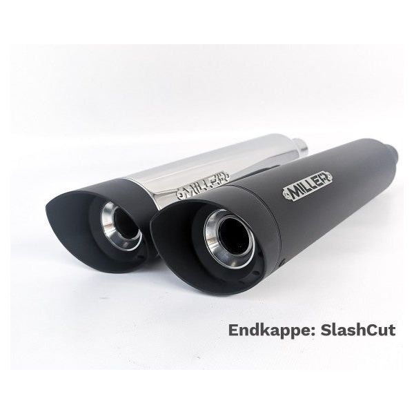 MILLER - EXHAUST SYSTEM NEBRASKA II EURO 4 FOR DYNA LOW RIDER (2017)