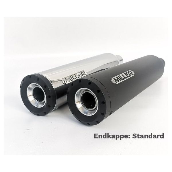 MILLER - EXHAUST SYSTEM NEBRASKA II EURO 4 FOR DYNA LOW RIDER (2017)