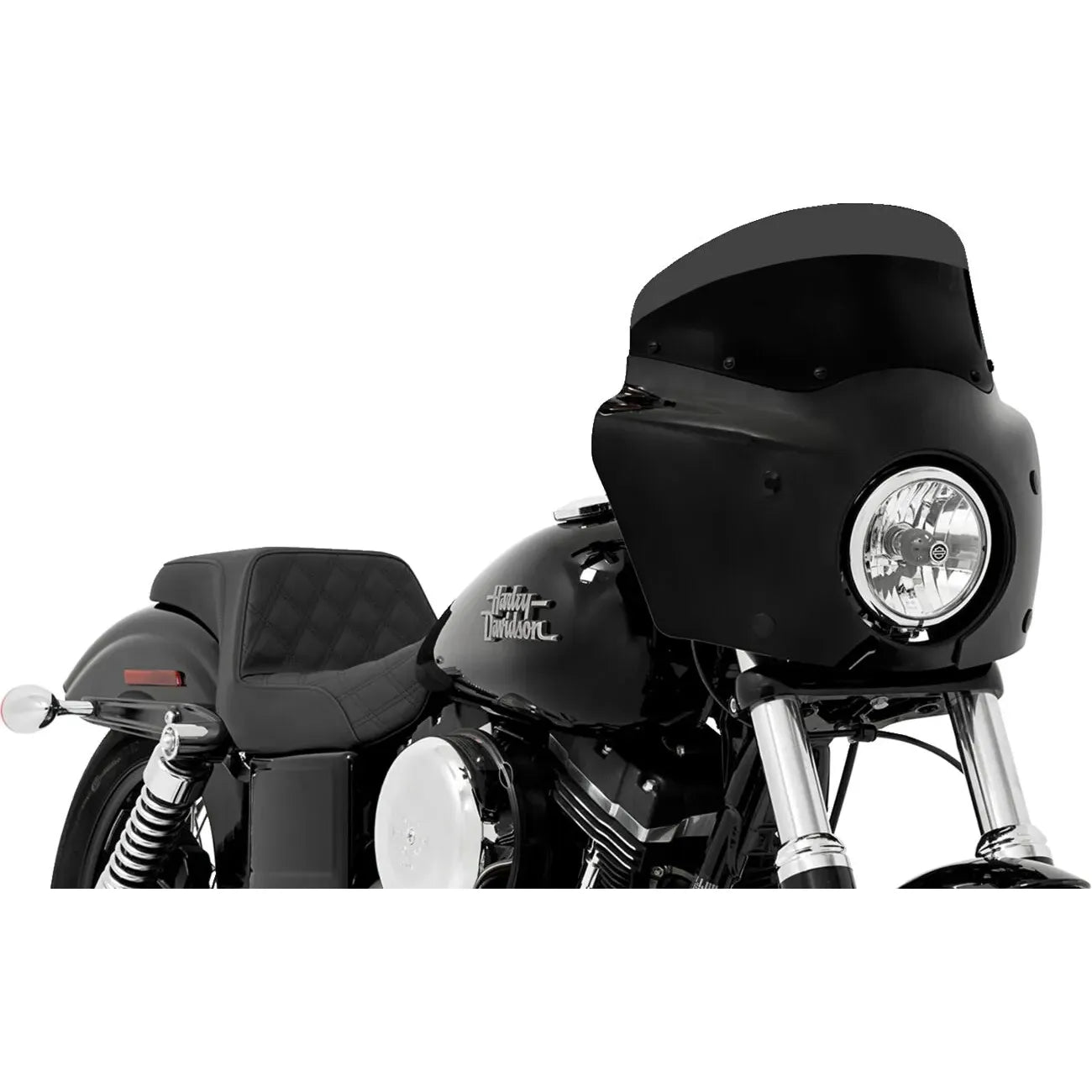 ROAD WARRIOR WINDSCHILD 7 ZOLL DEEP SMOKE – DYNA / SOFTAIL / ROAD KING (1991–2024, JE NACH MONTAGESATZ) – PRODUKTFOTO