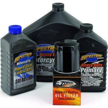 Spectro Heavy Duty Kitfamilie: Öl- und schwarze Filterkomponenten; zusätzliche Zündkerzen nicht abgebildet