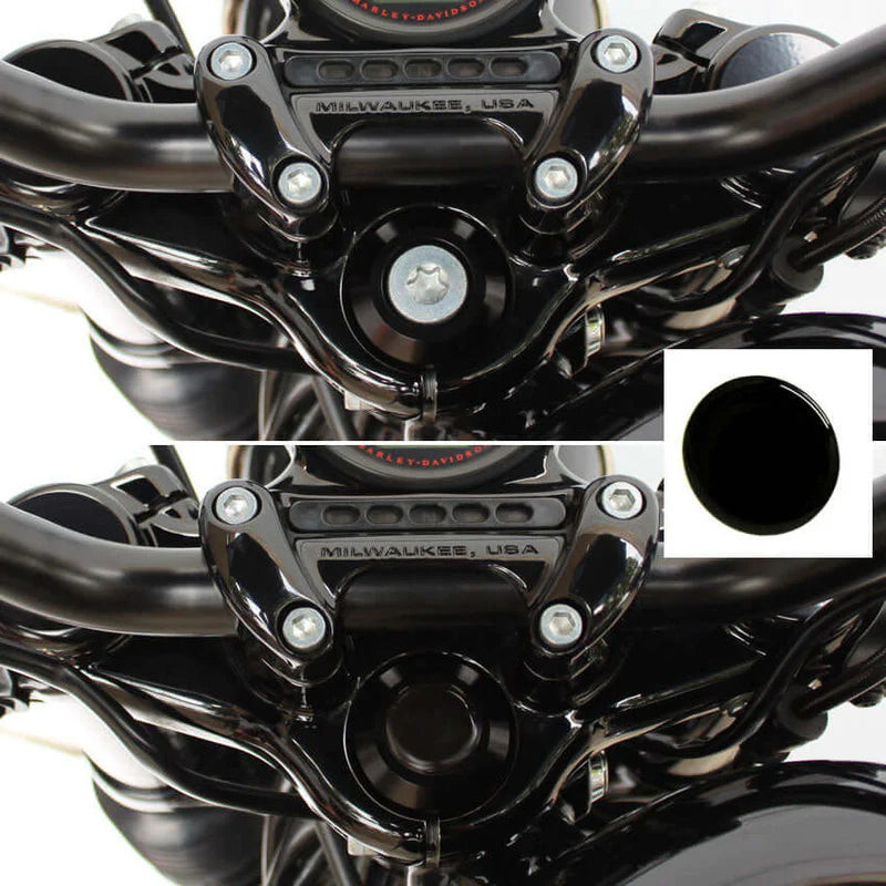 LENKKOPFLAGER COVER 3D SCHWARZ FÜR SPORTSTER (12-20)