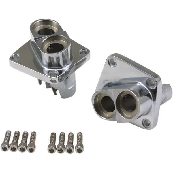 Verchromtes Stößelblock-Paar für Harley-Davidson SHOVELHEAD – Chrom