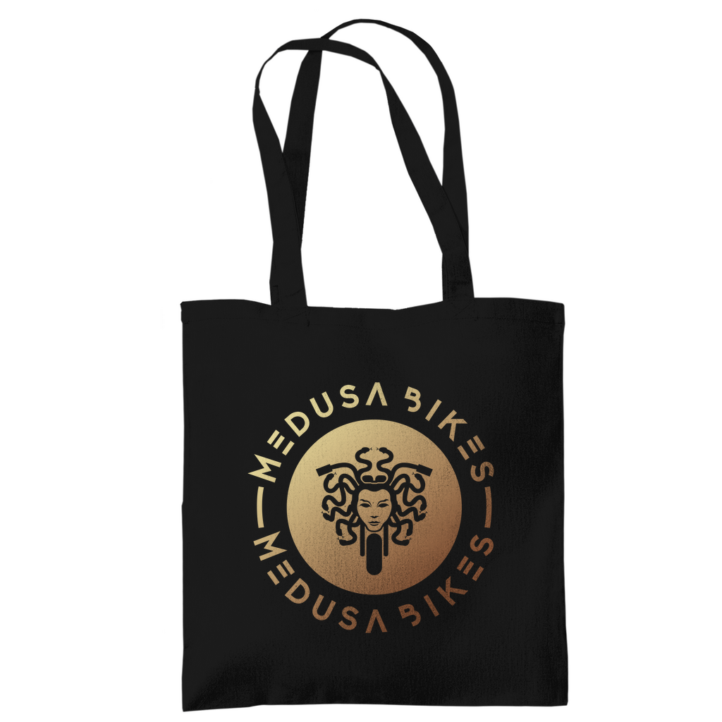 TASCHEN – TRAGETASCHE AUS BAUMWOLLE 10 L – SCHWARZ – MEDUSA BIKES