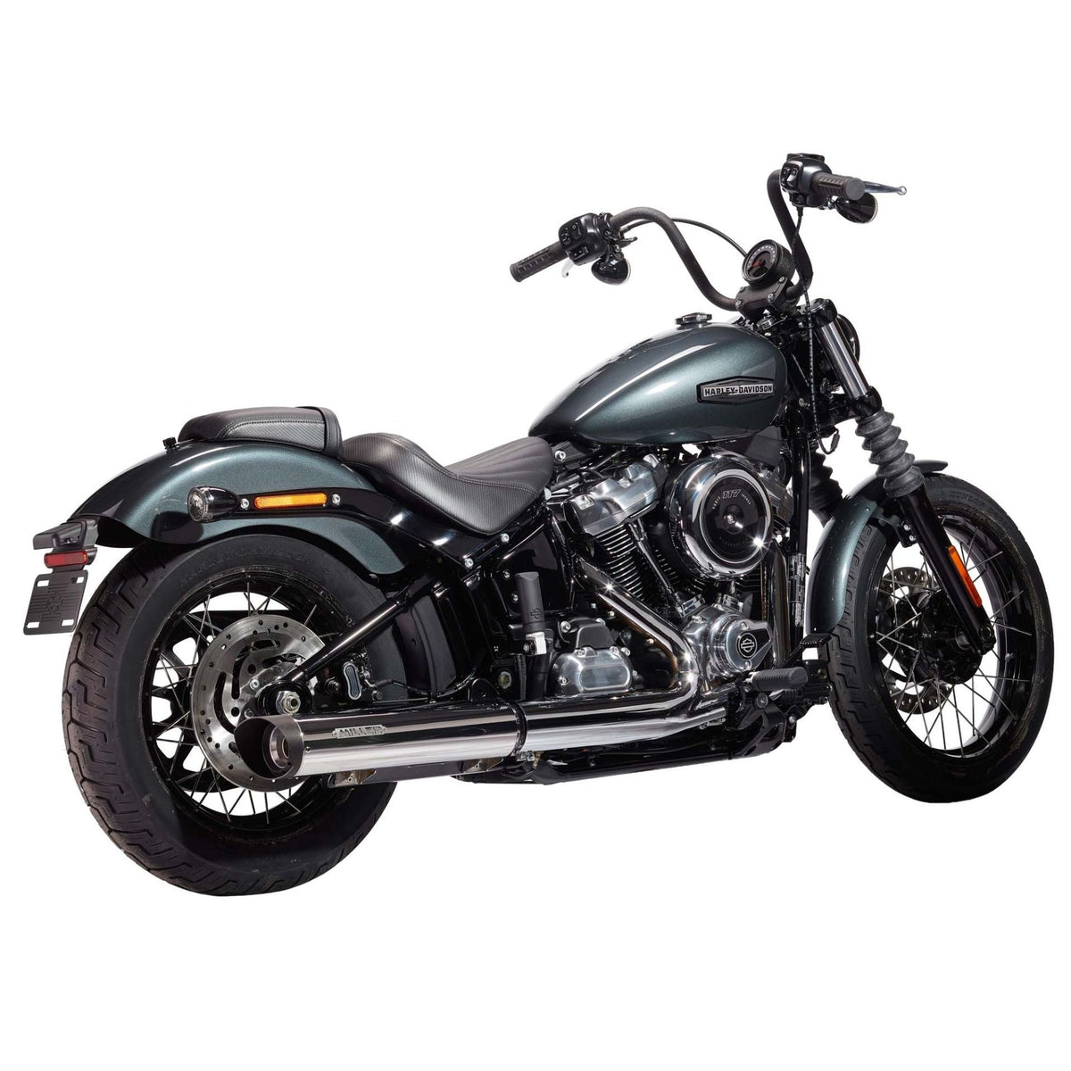 MILLER AUSPUFFANLAGEN – MILLER LIBERTY EURO 5+ SLIP-ON AUSPUFF FÜR HARLEY-DAVIDSON STREET BOB / LOW RIDER S / LOW RIDER ST 117 (2025–2026) – MODELLANGABE ERFORDERLICH