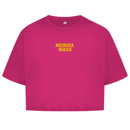 MEDUSA BIKES® – DAMEN CROP TOP "ONLY LETTERS"