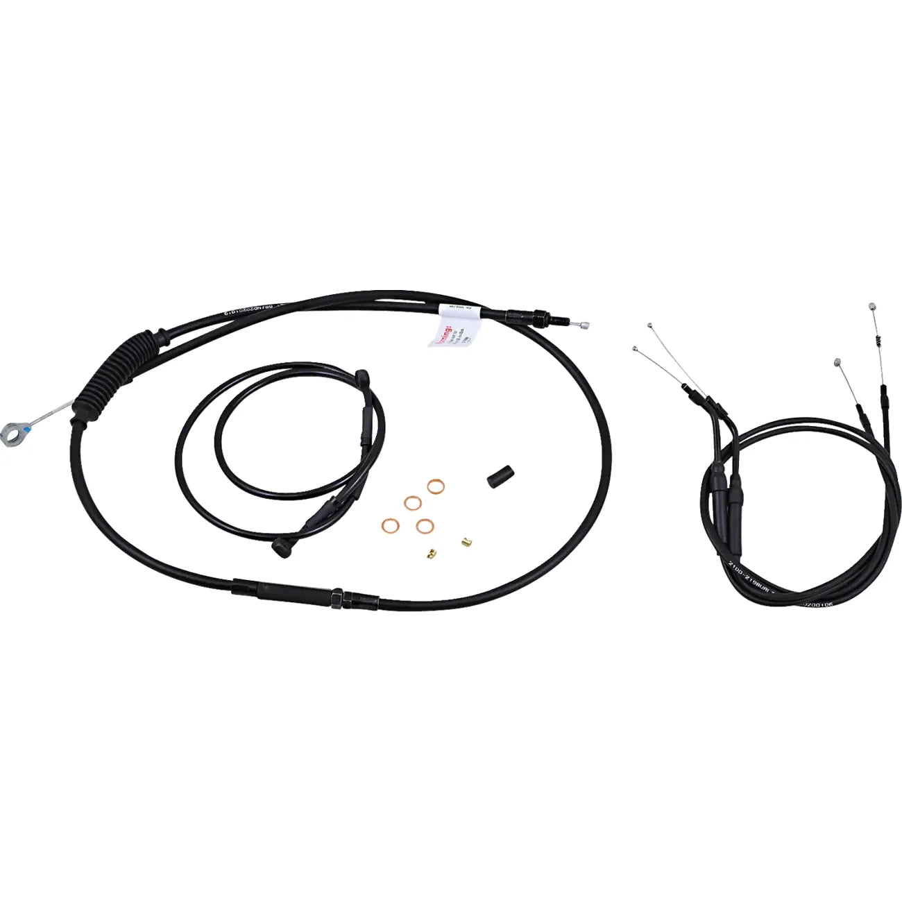 JAIL BAR KABEL-KIT | 10 ZOLL | NON-ABS | HARLEY SPORTSTER 2004–2006 – ANSICHT 1