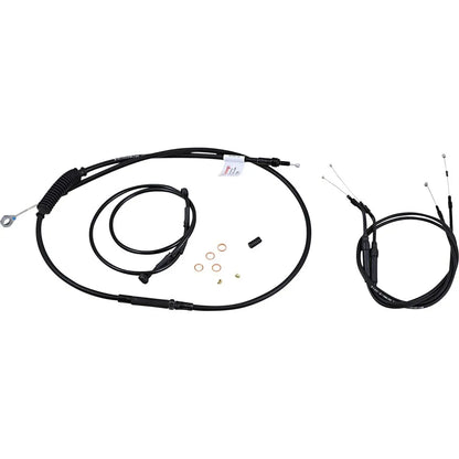JAIL BAR KABEL-KIT | 10 ZOLL | NON-ABS | HARLEY SPORTSTER 2004–2006 – ANSICHT 2