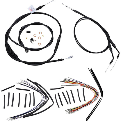 JAIL BAR KABEL-KIT | 14 ZOLL | NON-ABS | HARLEY SPORTSTER 2004–2006 – ANSICHT 1