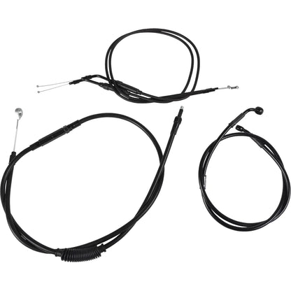 JAIL BAR KABEL-KIT | 10 ZOLL | NON-ABS | HARLEY SPORTSTER 2007–2013 – ANSICHT 1