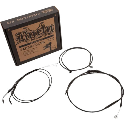 JAIL BAR KABEL-KIT | 10 ZOLL | NON-ABS | HARLEY SPORTSTER 2007–2013 – ANSICHT 3