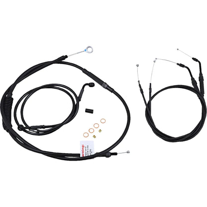 JAIL BAR KABEL-KIT | 12 ZOLL | NON-ABS | HARLEY SPORTSTER 2007–2013 – ANSICHT 1