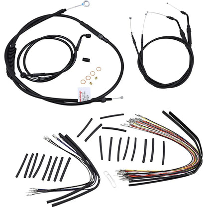JAIL BAR KABEL-KIT | 12 ZOLL | NON-ABS | HARLEY SPORTSTER 2007–2013 – ANSICHT 2