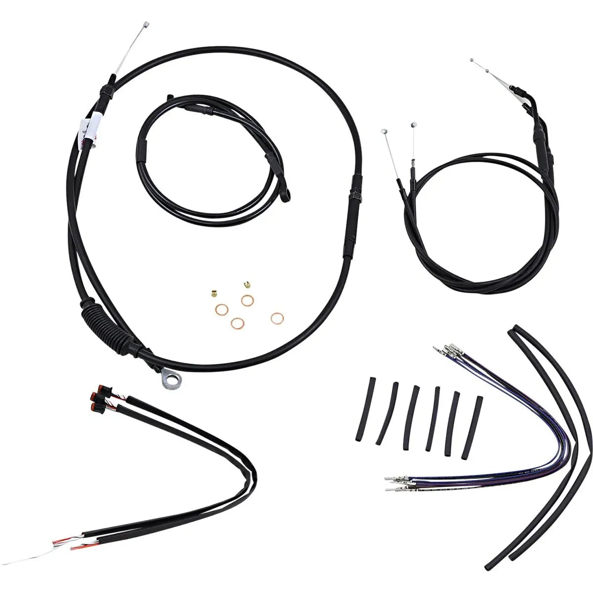 JAIL BAR KABEL-KIT | 12 ZOLL | NON-ABS | HARLEY SPORTSTER 2014–2022 – ANSICHT 2