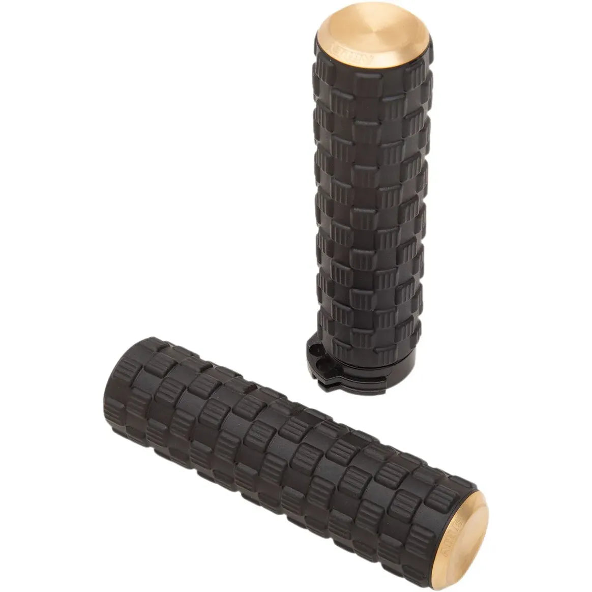 Air Trax Lenkergriffe 1 Zoll Seilzug Schwarz/Messing – Ansicht 1