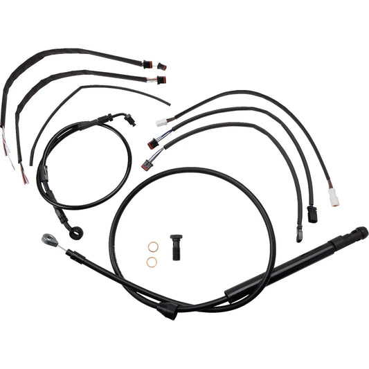 JAIL BAR KABEL-KIT | 12 ZOLL | ABS | HARLEY M8 FAT BOB & LOW RIDER S 2018–2025 – ANSICHT 1